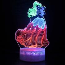 Luz noturna LED 3D que muda de cor para crianças e belezas Luz noturna LED 3D que muda de cor para crianças e belezas