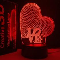 Luz noturna LED 3D que muda de cor para crianças e crianças Luz noturna LED 3D que muda de cor para crianças e crianças