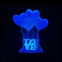 Luz noturna LED 3D que muda de cor para crianças e crianças Luz noturna LED 3D que muda de cor para crianças e crianças