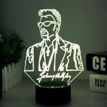 Luz noturna LED 3D que muda de cor para crianças Johnny's Hartmans