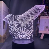 Luz noturna LED 3D que muda de cor para futebol para crianças