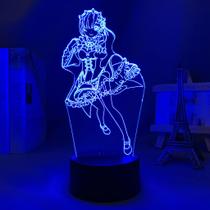 Luz noturna LED 3D Re:Zero Começando a vida em outro mundo