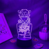 Luz noturna LED 3D Saikis K Saikis Kusuos Football Design Luz noturna LED 3D Saikis K Saikis Kusuos Football Design