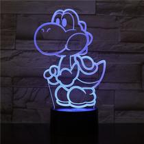 Luz noturna LED 3D Sawadas Tsunayoshi que muda de cor Luz noturna LED 3D Sawadas Tsunayoshi que muda de cor