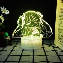 Luz noturna LED 3D Senrens Bankas Murasames com mudança de cor Luz noturna LED 3D Senrens Bankas Murasames com mudança de cor