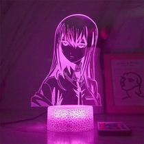 Luz noturna LED 3D Steins Gates Makises Kurisus Color Change