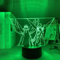 Luz noturna LED 3D Sword Art Online Yuuki Asuna Kirito Luz noturna LED 3D Sword Art Online Yuuki Asuna Kirito