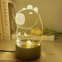 Luz noturna LED 3D Too Many's Losings Heroines Yonas Color C Luz noturna LED 3D Too Many's Losings Heroines Yonas Color C