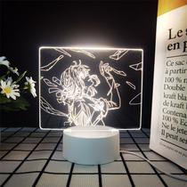Luz noturna LED 3D Violets Evers Gardens Violets Evergardens Luz noturna LED 3D Violets Evers Gardens Violets Evergardens