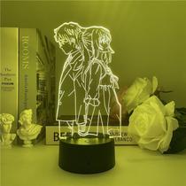 Luz noturna LED 3D Yours Lies In Aprils Miyazonos Kaoris