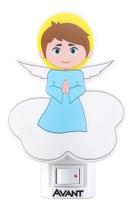 Luz Noturna Led Abajur Tomada C/Personagem 1w Amarela Avant Infantil Criança Segura Sonhos Feliz