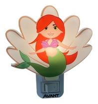 Luz Noturna Led Abajur Tomada C/Personagem 1w Amarela Avant Infantil Criança Segura Sonhos Feliz