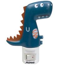 Luz Noturna Led Abajur Tomada Infantil 1w 3000k Avant Dino