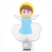 Luz noturna led anjinho angelo 3000k 1w bivolt