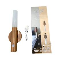 Luz Noturna LED Com Carregamento USB E Sensor De Movimento Para Armário De Canto, Lâmpada