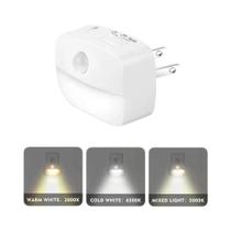 Luz Noturna LED Com Sensor De Movimento 3 Modos Lâmpada Com Plugue EU/US Para Quarto Cozinha
