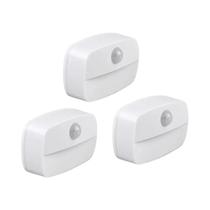 Luz Noturna LED Com Sensor De Movimento, Sem Fio, Alimentada Por Bateria, Lâmpada Para Armário,