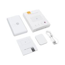 Luz Noturna LED Com Sensor De Movimento Tipo C Recarregável Sem Fio Para Armário, Guarda-Roupa,