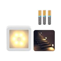 Luz Noturna LED Controlada Por Movimento, Lâmpada Inteligente Com Sensor De Corpo Humano, Funciona