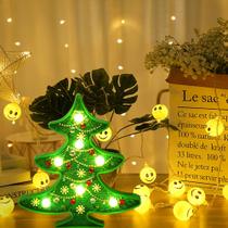 Luz Noturna LED Criativa em Formato de Árvore de Natal - Decoração Colorida