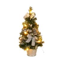 Luz Noturna LED De 40CM Para Árvore De Natal, Decoração De Mini Árvore De Natal Com Agulhas De Luz Noturna LED De 40CM Para Árvore De Natal, Decoração De Mini Árvore De Natal Com Agulhas De