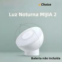 Luz Noturna LED De Brilho Ajustável Com Sensor De Presença Inteligente Xiaomi Mijia E Base Magnética
