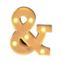 Luz Noturna LED De Letras E Números De 16cm Para Decoração De Casa, Casamento, Aniversário E Festa