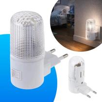Luz Noturna LED De Tomada Bivolt Luminária Mini Abajur Infantil Quarto Bebê Corredor Alínea