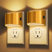 Luz noturna LED DoresShop Golden 3000K com brilho de 3 níveis