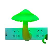 Luz Noturna LED Infantil Em Forma De Cogumelo Com Sensor Automático Para Decoração De Quarto,