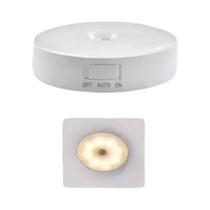 Luz Noturna LED Inteligente Sem Fio Com Sensor Humano E Sucção Magnética Para Armário, Escada E Cama