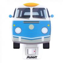 Luz noturna led kombi corujinha 3000k 1w bivolt