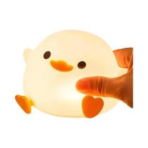 Luz Noturna LED Recarregável E Regulável Sensível Ao Toque Em Silicone, Luminária De Cama Em Forma Luz Noturna LED Recarregável E Regulável Sensível Ao Toque Em Silicone, Luminária De Cama Em Forma