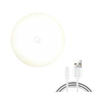 Luz Noturna LED Recarregável Por USB Com Sensor De Movimento, Lâmpada Magnética Sem Fio Para