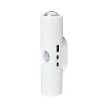 Luz Noturna LED RGB De Dupla Cabeça Com Sensor De Movimento, Lâmpada Magnética Recarregável Para
