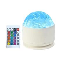 Luz Noturna LED RGB Rotativa De 16 Cores, Projetor De Céu Estrelado, Galáxia, Aurora, Lâmpada USB