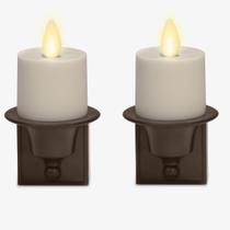 Luz noturna Luminara Flameless Candle Bronze com sensor de movimento