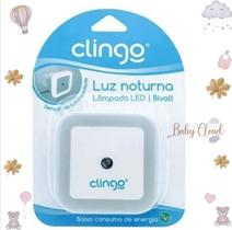 Luz Noturna Luminária Led Sensor Automático Bivolt - Clingo Luz Noturna Luminária Led Sensor Automático Bivolt - Clingo