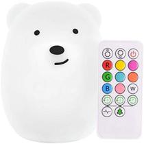 Luz noturna Lumipets Bear com luzes que mudam de 9 cores Luz noturna Lumipets Bear com luzes que mudam de 9 cores