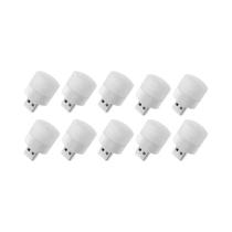 Luz Noturna Mini USB Branca Quente, Lâmpada De Leitura LED Para Proteção Dos Olhos, Ideal Para