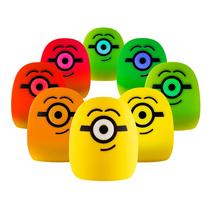 Luz noturna Minions LED que muda de cor Squishy Rise of Gru