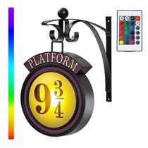 Luz Noturna Otusopy 16 Cores - Vintage Plataforma 9 3/4 com Controle Remoto