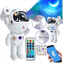 Luz Noturna Projetor Estrelas Galáxia Controle Bluetooth