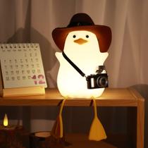 Luz Noturna Recarregável Hinittey Cowboy Duck - Com Dimmer e Temporizador Luz Noturna Recarregável Hinittey Cowboy Duck - Com Dimmer e Temporizador
