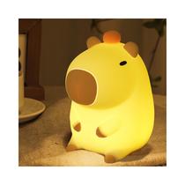 Luz Noturna Recarregável Ratoher - Capybara LED Squishy