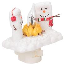 Luz Noturna Roman 11 cm Bonecos de Neve Marshmallow 120V Luz Noturna Roman 11 cm Bonecos de Neve Marshmallow 120V