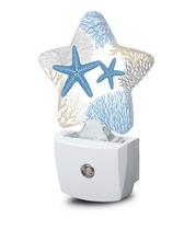 Luz Noturna Snowmolle Estrela-do-Mar Oceano com Sensor Plug-in 0,5 W Luz Noturna Snowmolle Estrela-do-Mar Oceano com Sensor Plug-in 0,5 W