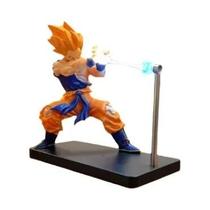 Luz Noturna Son Goku Dragon Ball Anime Toque Kamehameha Decoração Magnética Para Mesa Presente Para