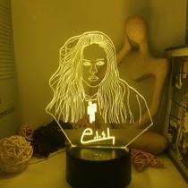 Luz noturna Star Johnny Hard 3D com controle remoto 5V