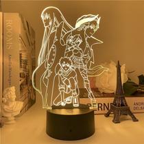 Luz noturna USB FGO Fate Oda Nobunaga 3D Figura acrílica